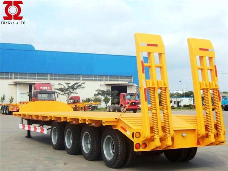4axles מיטה נמוכה סמי טריילר