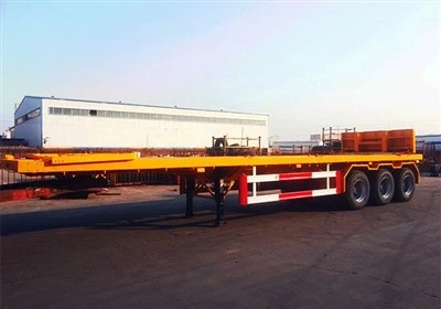 China Hot Sale Flatbed Tractor Trailer With Durable Quality