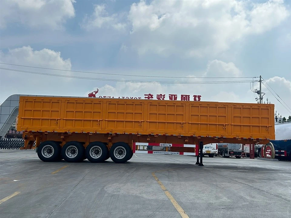 120T Side Dump Semi Trailer factory