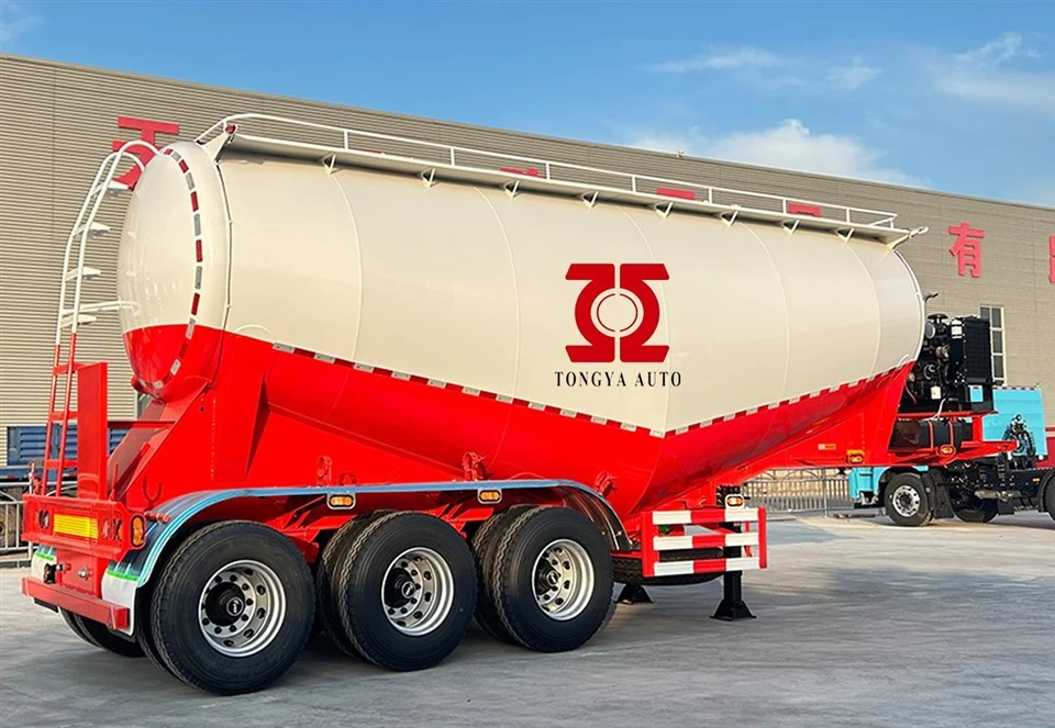 קרוואן חצי מכליות של Cenemnt בתפזורת 40T עם דיזל