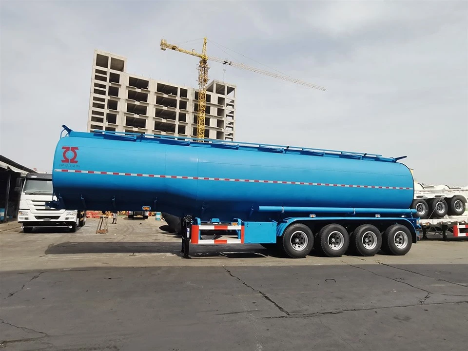 מחיר נמוך מכירות של מלאי 55m3 מכלית נפט סמי טריילר